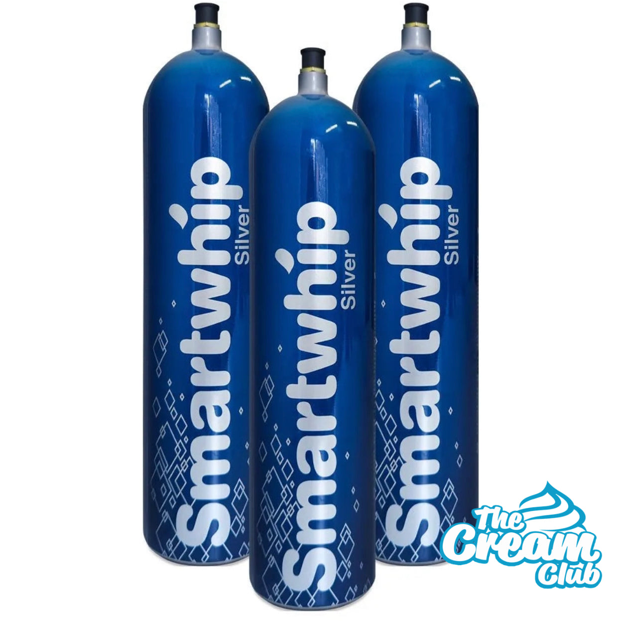 3 x Smartwhip Silver 640g N₂O Cylinders