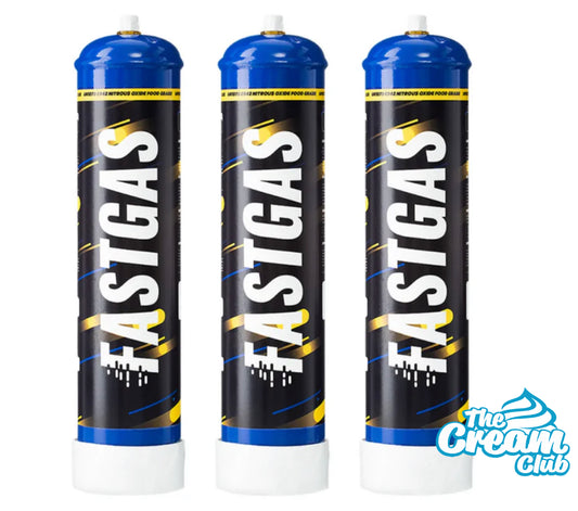 3 x Fastgas 670g N₂O Cylinders